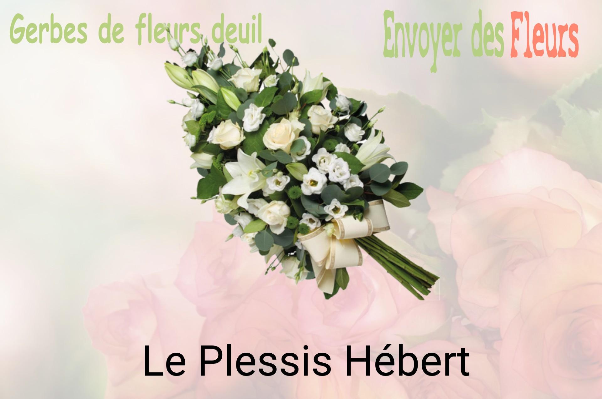 Gerbe de fleurs de deuil livrée à Le Plessis-Hébert